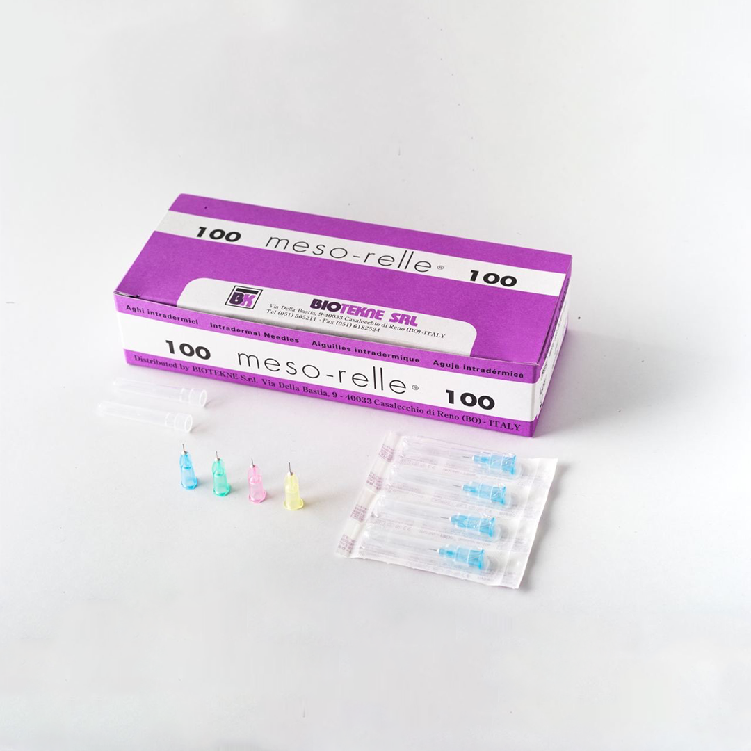 Aghi Mesorelle Luer per Mesoterapia 33G (Ø 0,20) x 4mm